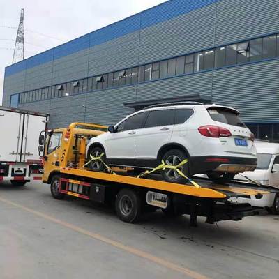 福田一拖二道路清障救援拖车 专业清障服务护航安全出行